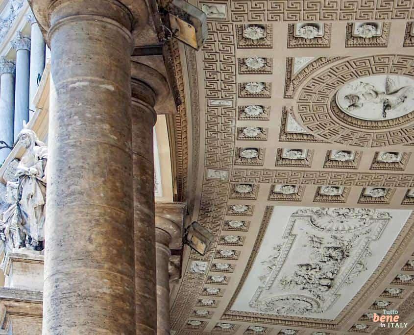 Entrance portico of the Galleria Umberto I