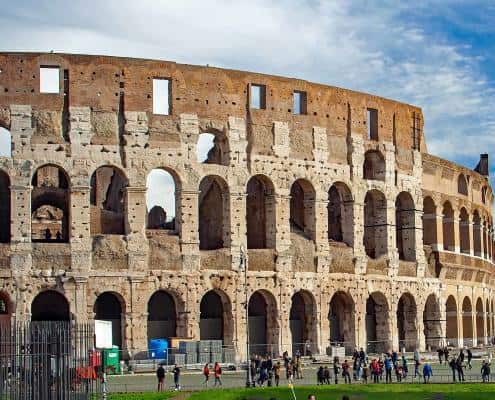 Colosseum in Rome, one of the top tourist Attractions in Rome