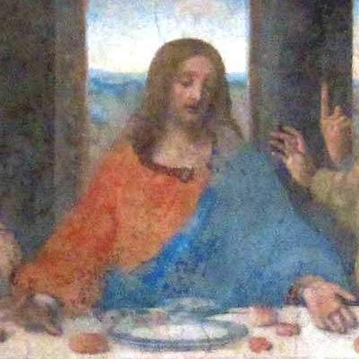 Leonardo da Vinci Meisterwerk "Das letzte Abendmahl" in Mailand