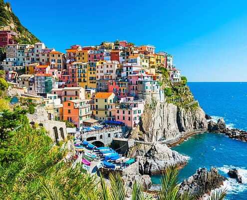 Manarola Manarola im Nationalpark Cinque Terre, Ligurien, Italien