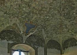 Leonardo da Vinci Sala delle Asse Sforza Castle Milan • m24o Ceiling fresco of the Sala delle Asse by Leonardo da Vinci in the Sforza Castle, depicting an intricate canopy of mulberry trees.