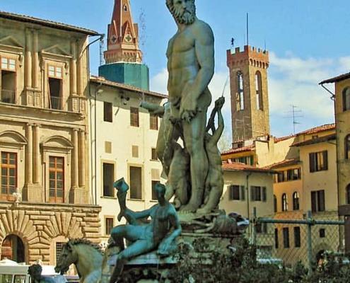 Neptunskulptur in Florenz