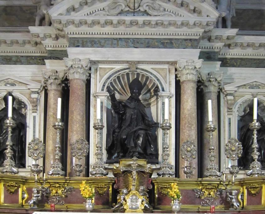 Statue of San Gennaro in the Chapel of St. Januarius