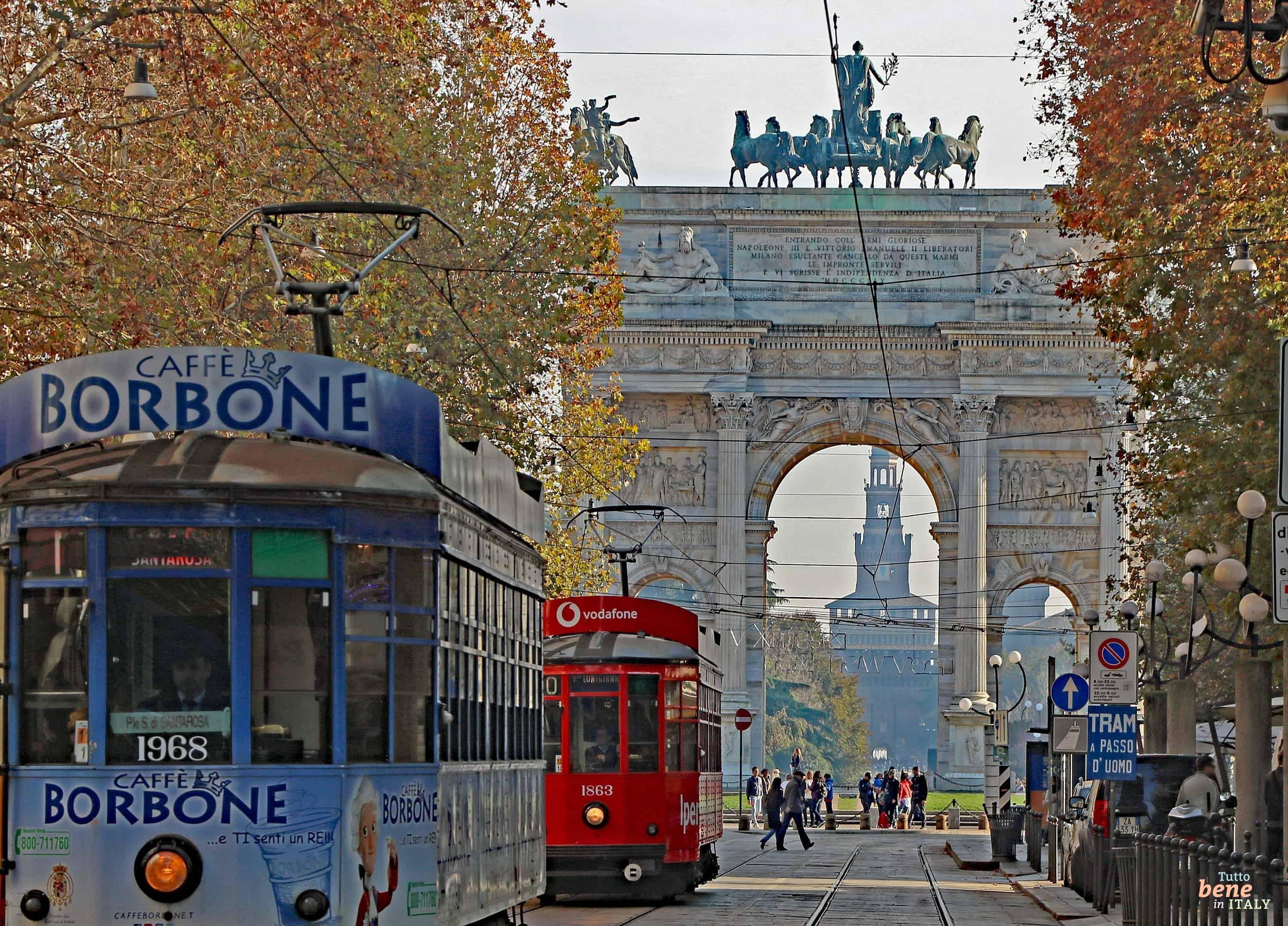 Historische Straßenbahnfahrt durch Mailand