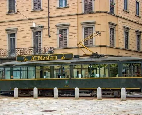 Historic Tram with Dinner service in Milan