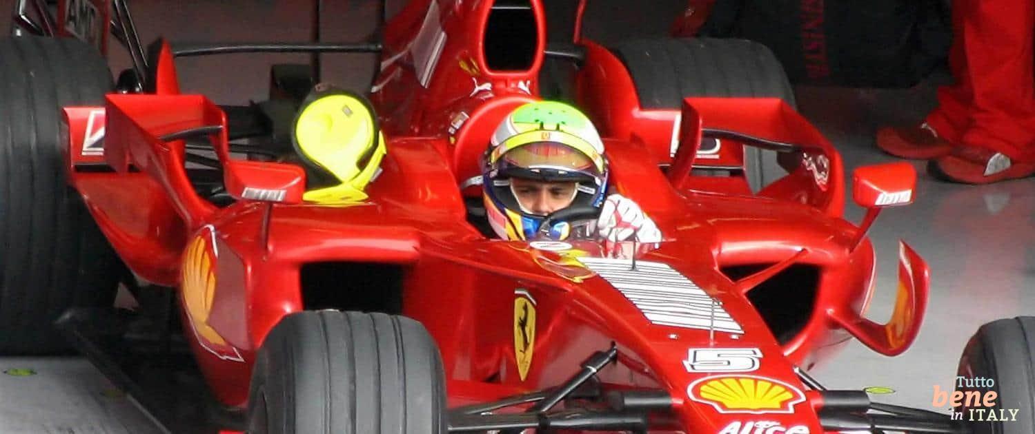 Ferrari bei der Formel1 Großer Preis von Italien der Formel1 in Monza