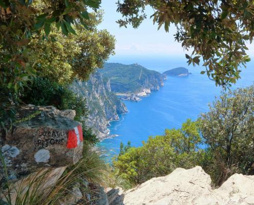 Hiking path from Cinque Terre to Portovenere