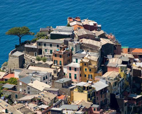 Corniglia, die fünf Dörfer der Cinque Terre in Ligurien