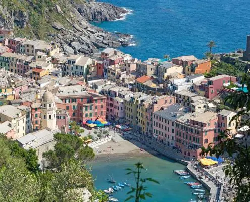 Hiking above Vernazza