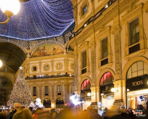 Mailand Vittorio Emanuele Galerie Weihnachten • m24o Weihnachtszeit in Mailand Galerie Vittorio Emanuele