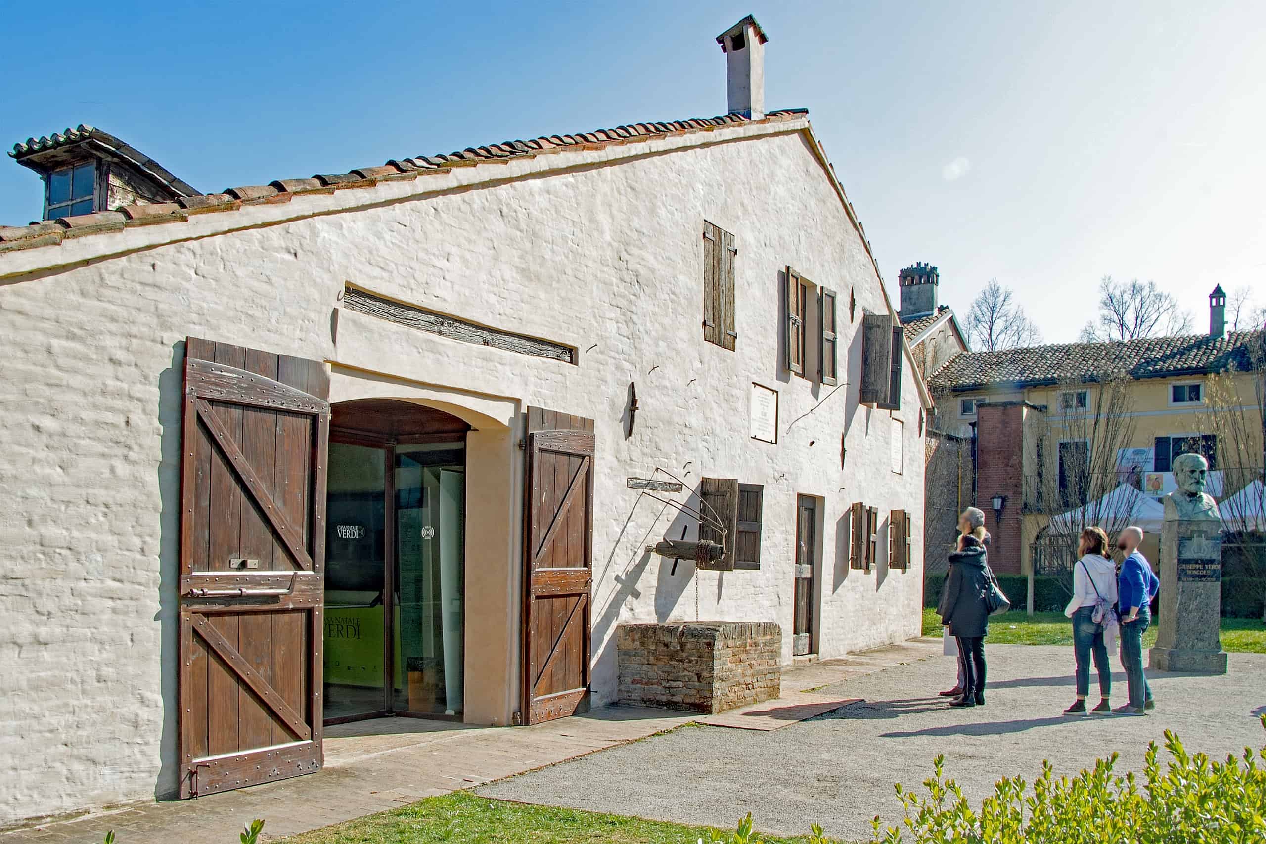 The house where Giuseppe Verdi was born in Busseto
