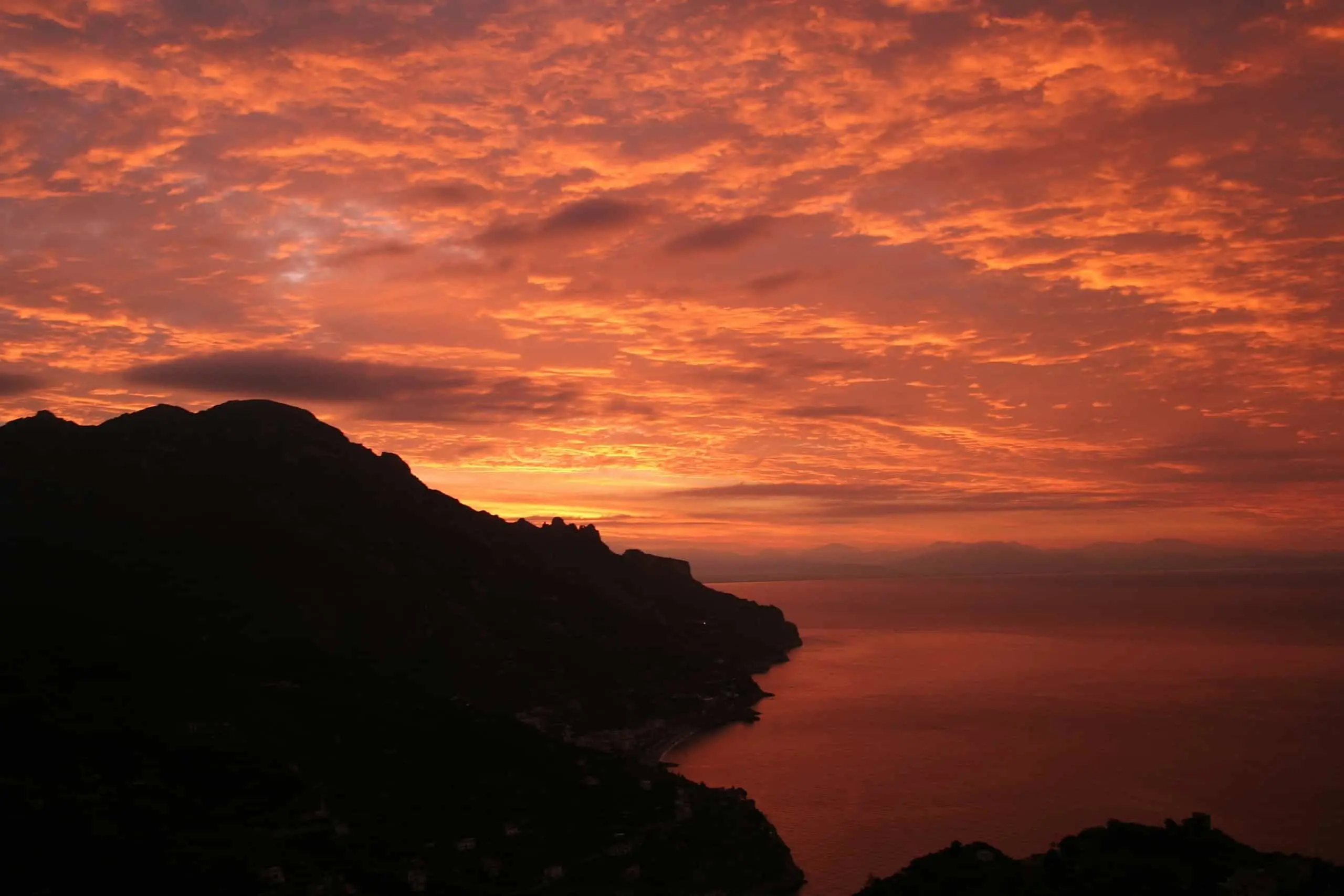 Sunrise at Ravello Dawn Concert in August