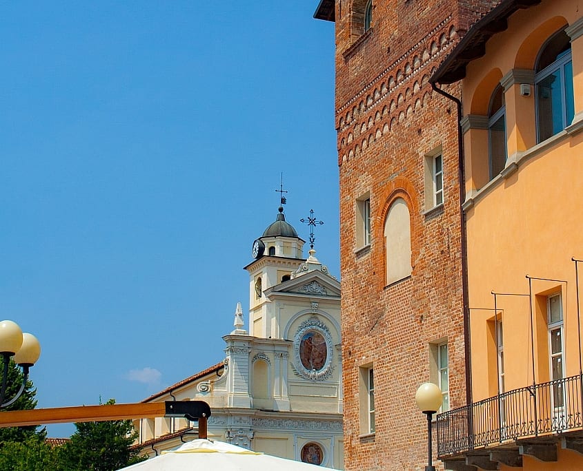 Historic center in Alba, Piedmont
