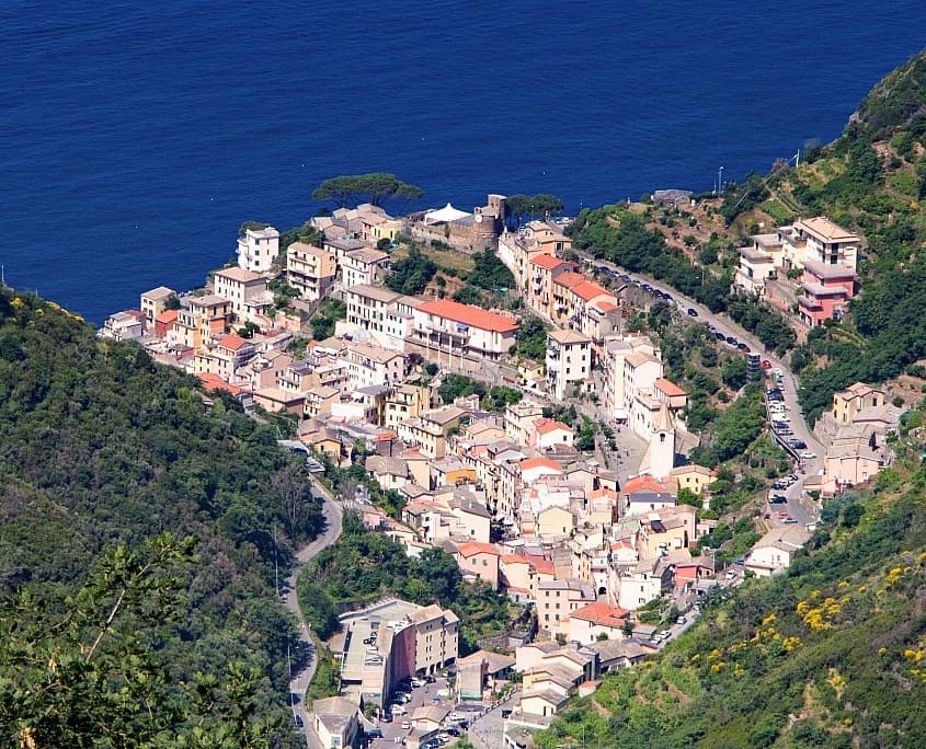 Riomaggiore in den Cinque Terre, Italien
