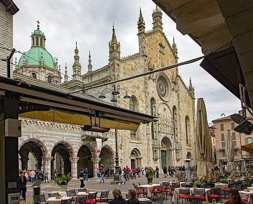 Cathedral in Como, Lombardy