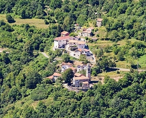 Wandern im Appennin zwischen Piemont und Ligurien, Dorf Campassi