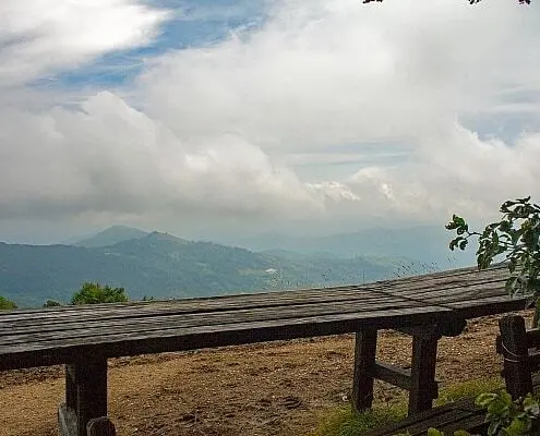 Wandern in den Apenninen, Monte Antola zwischen Ligurien und Piemont, Italien