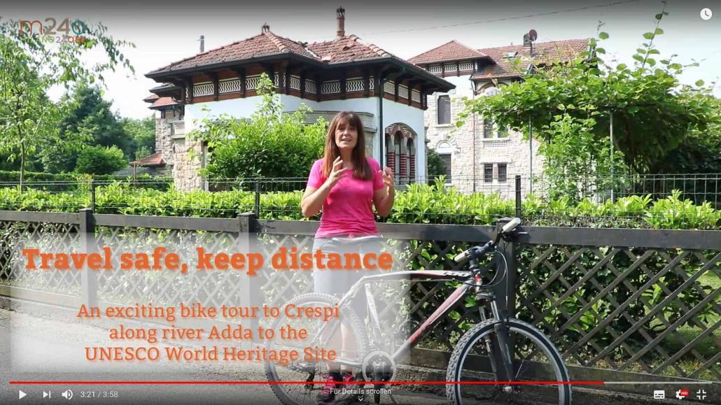 Travel safe keep distance - A guided bicycle tour to the Uneso world heritage site