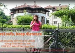Travel safe keep distance - A guided bicycle tour to the Uneso world heritage site
