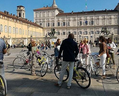Piazzetta Reale Radtour Turin