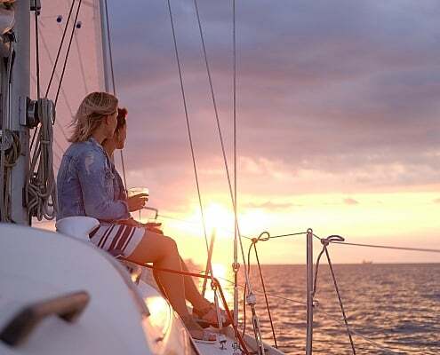 Trip on sailing yacht in Tuscany, Italy