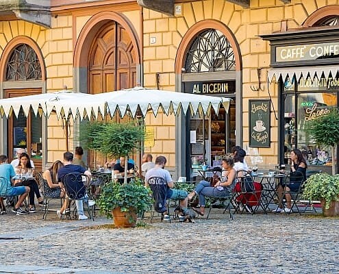 Traditional café Bicerin in Turin