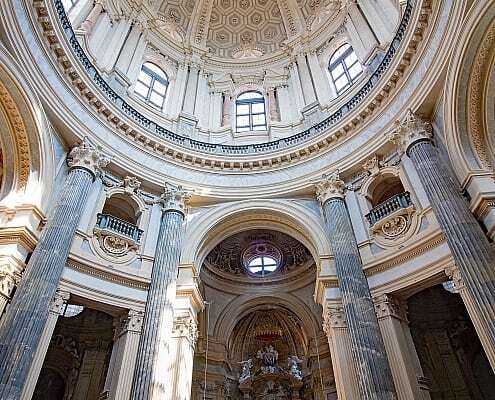 Die Kuppel der Basilika Superga bei Turin ähnelt dem Pantheon
