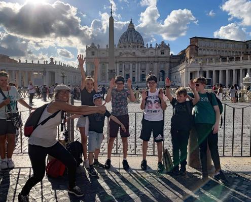 Visit fo St. Peter's Basilica during the shore excursion to Rome