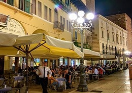 Piazza delle Erbe with the Torre Lamberti tower