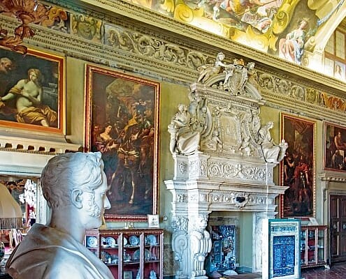 Aristocratic Palace Palazzo Terzi in Bergamo Upper Town