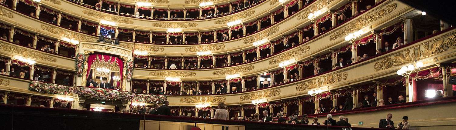 Teatro alla Scala Orchestra – World-Class Symphony The renowned Teatro alla Scala Orchestra performing on stage in Milan; Photo © Brescia-Amisano.