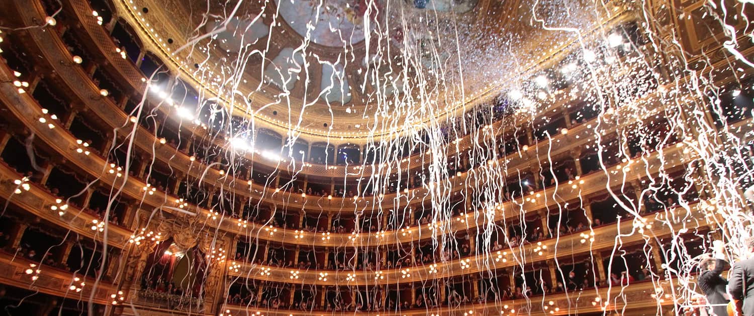 Neujahrskonzert Teatro Massimo Palermo © Foto Franco Lannino – Mit freundlicher Genehmigung der Fondazione Teatro Massimo