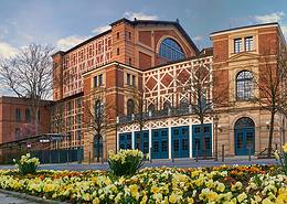 Wagner Festival Theatre in Bayreuth • adobe photo stock Big panorama of the Wagner Festival Theatre in Bayreuth, germany. Theatre of the famous german composer Richard Wagner.