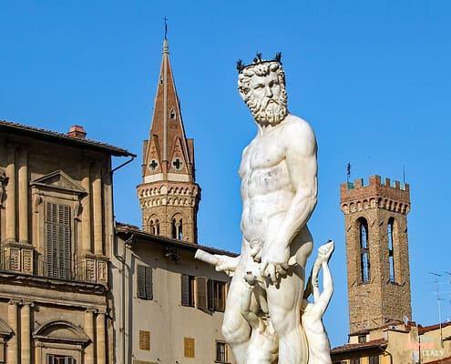 Neptunbrunnen in Florenz • m24o Neptunbrunnen in Florenz