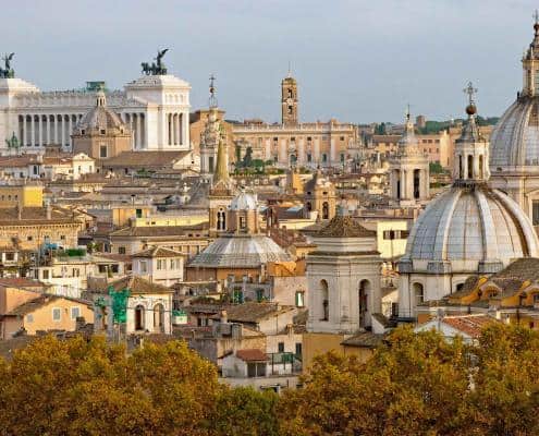 Panorama von Rom, Italien