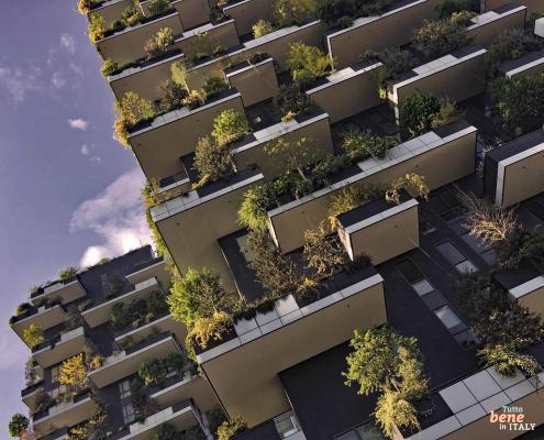 Bosco Verticale Mailand • m24o Bosco Verticale (vertikaler Wald), bewachsene Hochhäuser im Stadtteil Porta Nuova in Mailand
