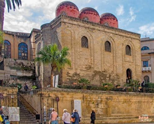 Palermo San Cataldo Church • m24o The Church of San Cataldo is located not far from the city center on the south side of Piazza Bellini next to the Church of La Martorana and is dedicated to Saint Cataldo.