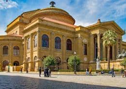 Teatro Massimo of Palermo Sicily • m24o The Teatro Massimo in Palermo is the largest opera house in Italy and one of the largest in Europe