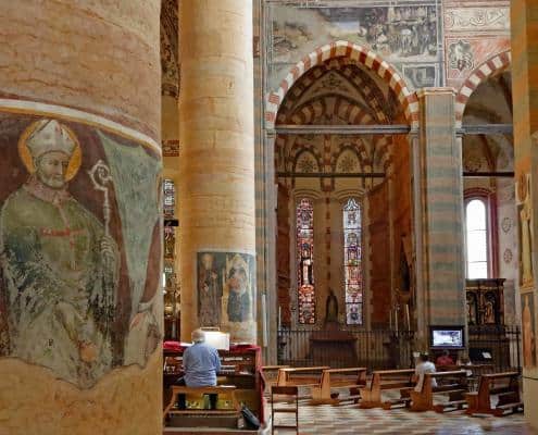 Basilika Sant’Anastasia mit dem berühmten Fresko von Antonio Pisanello